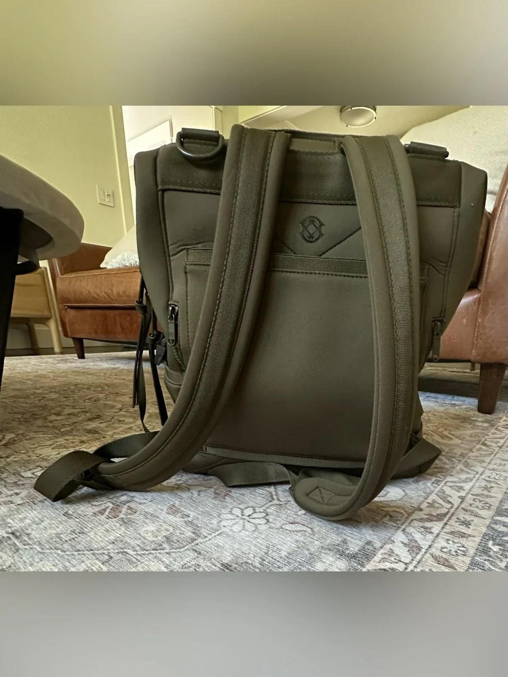 Dagne Dover Indi Large Diaper Backpack — Dark Moss